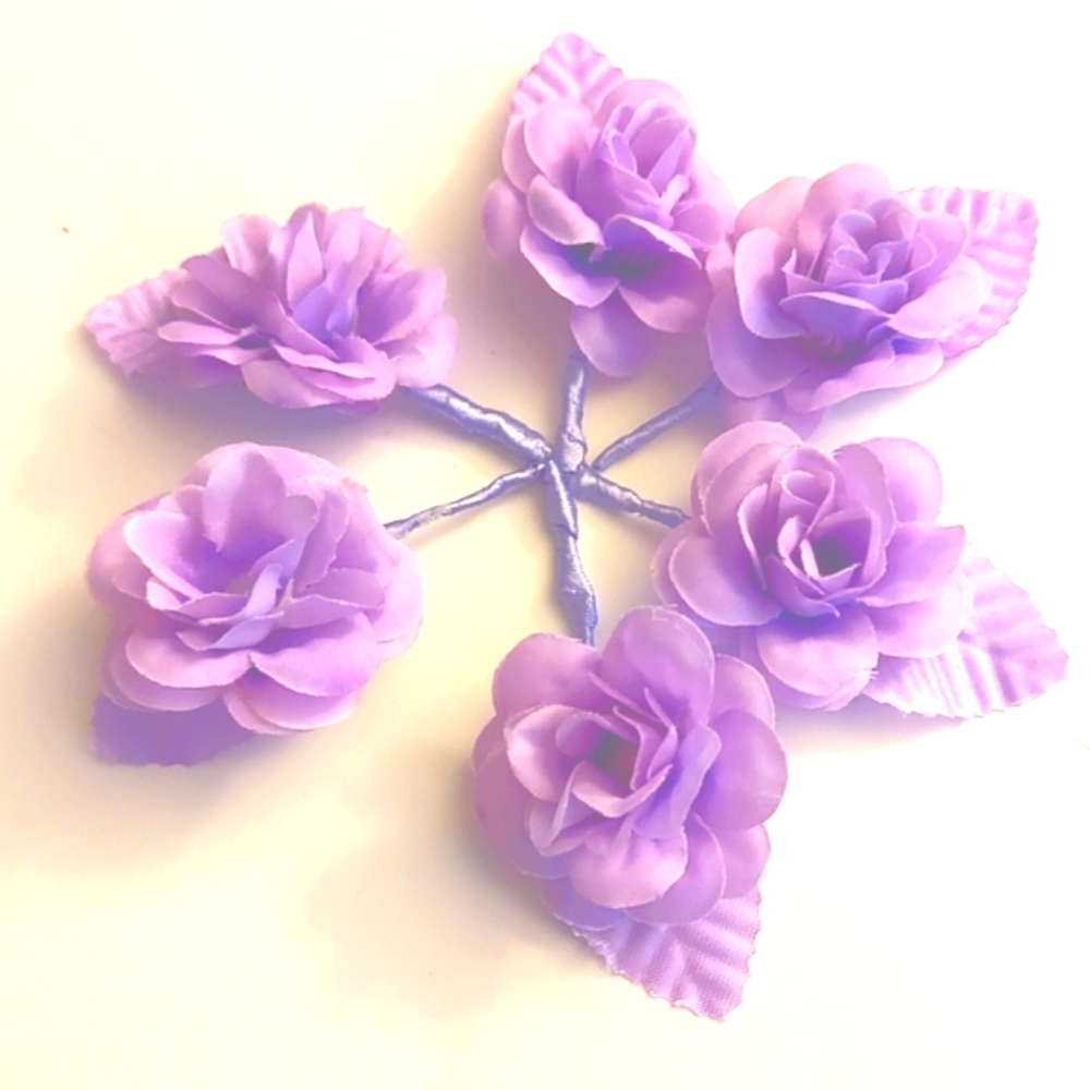 Purple Wedding corsages bridemade groomSix handmad man bride groom wedding party